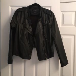 Faux leather jacket